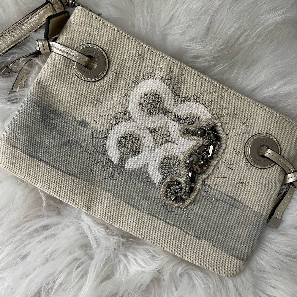 Coach Seahorse Beaded Wrislet
